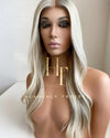 Best European Hair Wig: Blonde balayage with shadow roots &amp; lowlights Amy Image#2