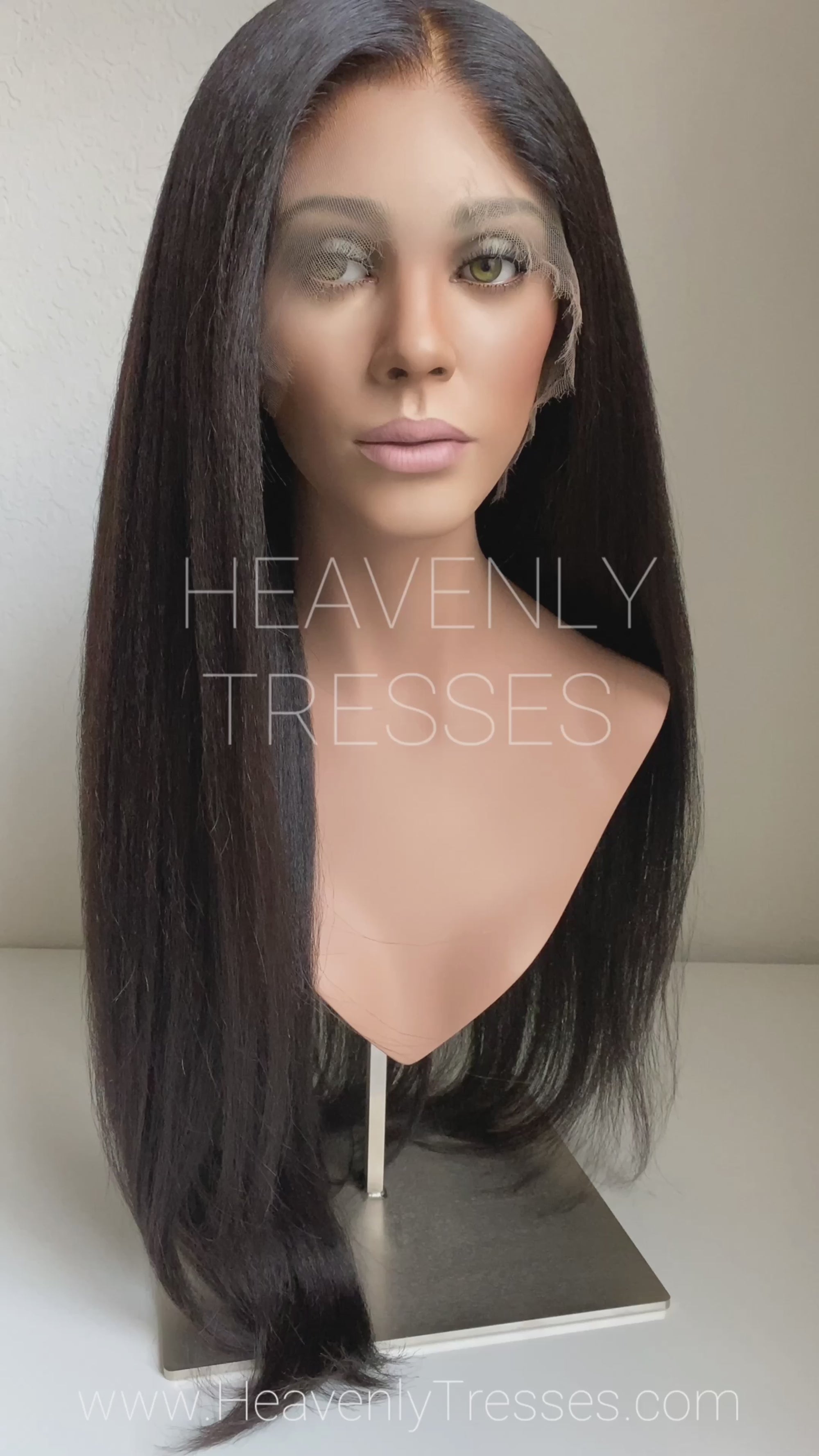 Custom Lace Wig: Virgin Kinky Straight - "Bianca"