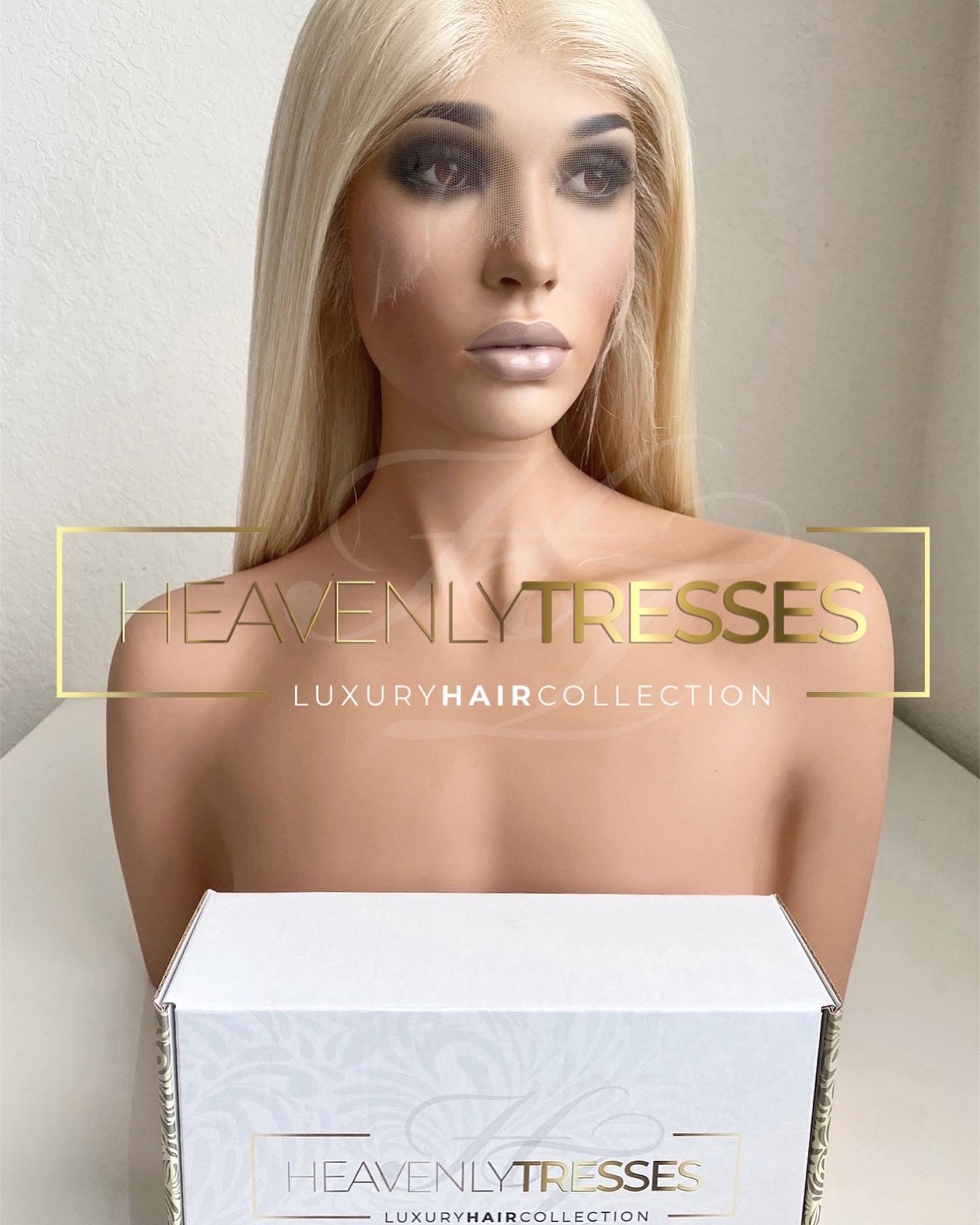 European Wig: Ash Blonde Silky Straight - "Melissa"